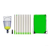 Axorafow Cosecha Gadget Naranjas Peras Extensible Blue Picker Pole Top Ramas Acero Telescópico Variable Melocotones Fruit (montaje de 10 secciones)