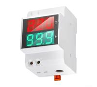 Axorafow D52 a 2042va Lcd Rail Ac Voltaje Amperímetro Medidor Doble Pantalla Lectura Voltímetro Tener Din Digital Precisión Panel Eléctrico ±1 Gabinete de Control