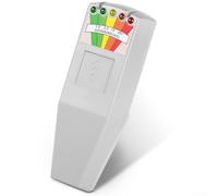 Axorafow Detector de medidor EMF para pruebas de campo electromagnético, indicador visual de 5 LED (0-20), radiación compacta alimentada por batería con rango de frecuencia de 50/60 Hz, carcasa gris