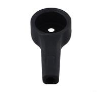 Axorafow EPDM - Protector de goma para medidor de presión de buceo, 5 cm de diámetro x 2,5 cm de altura, funda impermeable a prueba de golpes con ojales dobles, 12 cm de longitud (negro)