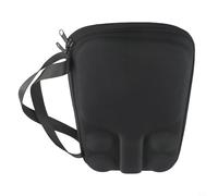 Axorafow EVA Pickleball Paddle Storage Bag con transporte - Impermeable, a prueba de golpes y ligera, 1 raqueta + 4 bolas, 45 x 25 x 6 cm (negro)