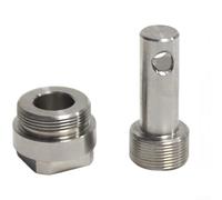 Axorafow Extractor de manivela de acero inoxidable para bielas Hollowgram Si y pedalieres inferiores Bb30 integrados, se puede quitar sin daños en el eje, extractor negro de 2,5 x 1,9 cm, aguja de 1,8
