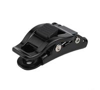 Axorafow Hebillas de encuadernación de escalera de tobillo para snowboard, piezas de repuesto de nailon con tornillos, tablas de snowboard, patines de hielo, cierres de alta elasticidad, negro (265 mm