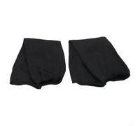 Axorafow HPPE - Protectores de piernas resistentes a cortes nivel 5 para jardinería, siega, escalada en roca, antiarañazos, rodilleras de trabajo, color negro (E)