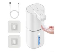 Axorafow Jabón Automático Blanco 380ml Espuma Sin Contacto | 4 Having Wall Abs Hand Soap Baño Cocina Composición Niveles Oficina