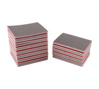 Axorafow Juego de 24 esponjas de papel de lija de grano 180-3000, almohadillas de lijado de espuma flexibles de 75 x 100 mm, pulido automático de madera