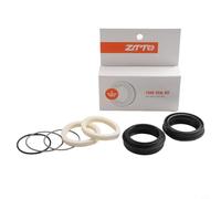 Axorafow Kit de horquillas de sello de aceite para Fox Black para suspensión Suntour, para soporte de 30-40 mm de diámetro, esponja de aleación de aluminio, goma de construcción (12 tamaños incluidos