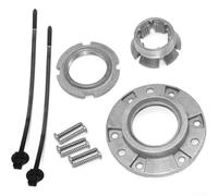 Axorafow Kit de máquina de accionamiento de cubo de lavado de aleación de zinc, tornillos de reparación de repuesto, cubo conducido por cesta con soportes W10528947 W10396887 piezas plata