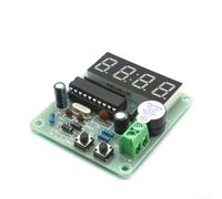 Axorafow Kit de reloj digital de cuatro dígitos con alarma de CC y cronómetro de cuenta regresiva Aa para práctica electrónica o principiantes, pantalla de 3 V-6 V, soldadura