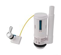 Axorafow Kit de válvula de cisterna de inodoro de doble descarga, juego de reparación de palanca de desbordamiento de 2 pulgadas, tanques de botón superior, ahorro de reemplazo de sello de silicona