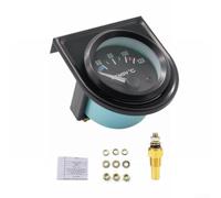 Axorafow Medidor LED digital de 52 mm, 40 a 120 °C, kit de medidor de temperatura automático de 12 V con sensor de pantalla de retroiluminación blanca