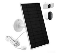 Axorafow Panel solar de 5 W para modelos de cámara Arlo Pro 4/Pro 3/Ultra 2 con cable de 4 m, cargador impermeable IP66 para clasificación de prueba y montaje giratorio de 360 grados