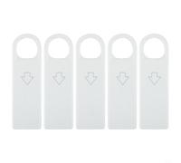 Axorafow Paquete de 10 llaves de inserción magnéticas blancas para interruptor de ahorro de energía, activador de tarjeta de plástico para sistema de control de energía de hotel, reemplazo de