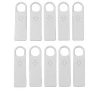 Axorafow Paquete de 10 llaves de inserción magnéticas blancas para interruptor de ahorro de energía, activador de tarjeta de plástico para sistema de control de energía de hotel, reemplazo de