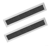 Axorafow Paquete de 2 campanas de recirculación de repuesto de filtro de carbón para microondas WB02X11550, filtro de carbono de alta eficiencia para bloquear la grasa e instalar pantalla de malla