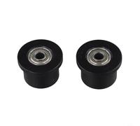 Axorafow Paquete de 2 rodamientos para máquina de remo, dispositivo de remo de repuesto de polea y máquina abdominal, diámetro interior de 8 mm, diámetro exterior grande de 46 mm/41 mm, accesorios de