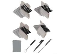 Axorafow Paquete de 36 herramientas de extracción de protectores de cera para audífonos compatibles con Resound Widex Junglee Care para modelos CIC, incluye paño de cepillo aplicador de filtro
