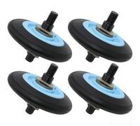 Axorafow Paquete de 4 ruedas de secadora compatibles con Samsung DC97-16782A, ABS y rodillos de tambor para secadoras Samsung