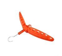 Axorafow Percha plegable para surf, traje de buceo, brazos de buceo, secado rápido, todo oxidado, patrón ancho, para esnórquel mojado/seco, colgador de plástico ventilado con ajustes (37 cm desplegado