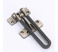 Axorafow Pestillo de puerta de aleación de zinc para la seguridad del hogar, perno de hebilla antirrobo con acabado resistente al óxido, funcionamiento silencioso y suave, 12,5 x 6,5 cm, compatible