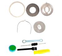 Axorafow Pr100 Pd106 - Carretes de grasa - Amortiguación Gen - Sonido activado Inoxidable Incluye Carrete de Pesca Descarga Baitcasting Kit para Daiwa System Junta de acero Placa de resorte Cubierta