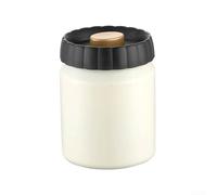 Axorafow Recipiente de acero para granos de café con tapa hermética, tarro de almacenamiento de humedad 304, hojas de té, especias y productos, recipiente de cocina que bloquea la luz para preservar