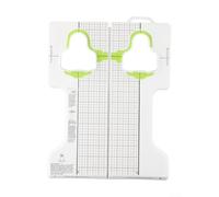 Axorafow Road For Bike Cleat - Herramienta de ajuste para pedales Keo - Calibración de alineación vertical en ángulo izquierdo y derecho - Polipropileno 110 x 290 mm, blanco (FIT LOOK-para KEO)