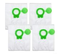 Axorafow Sebo Airbelt D2 - Bolsas de polvo de filtración de 4 capas con tapa de filtro, paquete de 4 unidades, color blanco compatible con D2 Total D2 (paquete de 4)