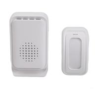 Axorafow Sensor de timbre inteligente con alertas vibrantes e iluminación automática, receptor inalámbrico con tonos de llamada personalizados para sistema de notificación de puerta delantera, color