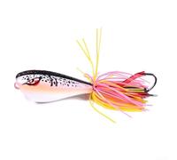 Axorafow Señuelo de agua salada de 90 mm compatible con técnicas de pesca de agua dulce y rana que tiene truenos para pesca de rana en aguas superiores, cebo múltiple 9. 5 g (11)