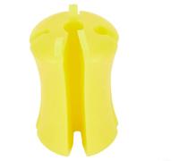 Axorafow Soporte de pesca de silicona con opción elástica y verde que brilla en la oscuridad, descanso de 2 a 7 mm de diámetro, compatible con cañas de propósito, hierro y Lei Qiang (amarillo)