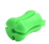 Axorafow Soporte de pesca de silicona con opción elástica y verde que brilla en la oscuridad, descansa cañas de 2 a 7 mm de diámetro, compatible con cañas propósito, hierro y Lei Qiang (verde)