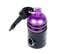 Axorafow Soporte regulador de manguera ajustable para accesorios de consola de pulpo, clip de liberación rápida de aleación de aluminio ABS con hebilla de acero inoxidable, 55 x 16 mm, 50 g (morado)