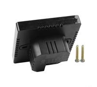 Axorafow Termostato WiFi e higrómetro controlador de temperatura digital para Tuya Smart Home con protección anticongelante y programación de eficiencia energética (negro-3A)