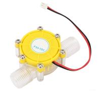 Axorafow Turbina de agua compacta del generador hidroeléctrico de 12V DC con el regulador incorporado, funcionamiento silencioso <55dB para el flujo de 0.05-1.2Mpa, unidad de poder de 90g