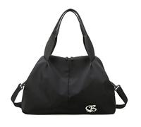 AXPTI Bolsa de deporte para gimnasio, fitness, viajes, bandolera, para entrenamiento, escuela, seco y húmedo, para hombres y mujeres, bolsa de mano para fin de semana, Black, Talla única