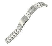 AXPTI Correas de reloj de acero inoxidable para 1853 T049 T049410A Tissot PR100 Series pulseras de correa de metal sólido correa de reloj 19mm(Silver)