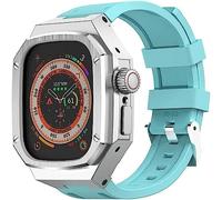 AXPTI Kit de modificación de correa de reloj de goma para Apple Watch 8 de 49 mm, accesorios de modificación de protección de reloj, universal para hombres y mujeres, For 49mm, Ágata