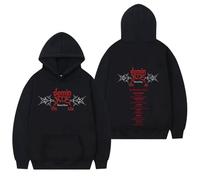 AXQAJL Dominate Worldtour Sudadera con Capucha Álbum Algodón Suelto Sudadera Unisex for Hombres Mujeres(A- Black -Padded,L)