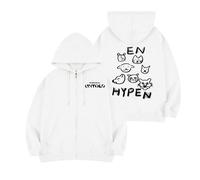 AXQAJL Romance:Untold Album Sudadera con Capucha Algodón Suelto Sudadera Unisex for Hombres Mujeres(A-White-Padded,M)