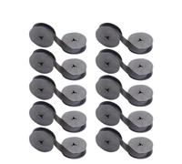 AXRMLVRD 10 Uds 20 Piezas Compatible GR1 GR 1 Cinta GR1 DIN2103 Cinta para máquina de Escribir 1 2 Pulgadas Compatible con máquina de Escribir Olympia Universal Negro Rojo(Black 10pcs)