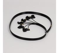 AXRMLVRD Compuerta de Tinta con tubería 6 Colores Compatible con L805 R330 R290 T50 L800 1390