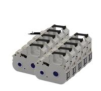 AXRMLVRD Tubo termorretráctil de PVC PT1010 PT 10BK Cintas de número de línea alámbrica de identificación Impermeable Cinta de codificación de Carbono 5 10 Uds(PT-10BK 10pcs)