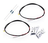 AXspeed 1 par de faros delanteros LED RC para Tamiya 1/14 Scania 770S
