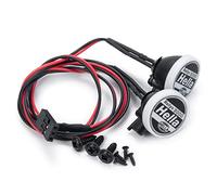 AXspeed 2 luces LED redondas RC con cubierta para coche 1/10 TRX-4 Axial SCX10 Tamiya CC01 D90 TF2