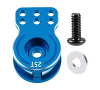 AXspeed 25T Servo Saver Arm Servo Horn de aluminio para 1:12 Tamiya Lunch Box Upgrade (azul)