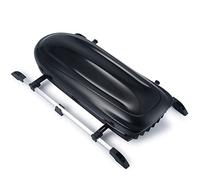 AXspeed Caja de equipaje RC con rack, con barra de carril, para coche TRX4 TRX6 Crawler de 1/10, color negro