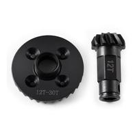 AXspeed Engranaje diferencial trasero de acero, juego de engranajes diferenciales 30T/12T para Arrma 1/18 Granite Grom Upgrade