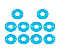 AXspeed Juego de juntas espaciadoras de motor de aluminio para motores cepillados Tamiya 540, kit espaciador de 10 piezas compatible con modelos TT01 TT02 M07 M08 TA02 1/10 RC
