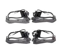 AXTAZS Bracket Manija Exterior Compatible Con Para X5 E53 51228243636 51218243615 Manija De Puerta Delantero Trasero Izquierda Derecha Para Conjunto Soporte(4PC)